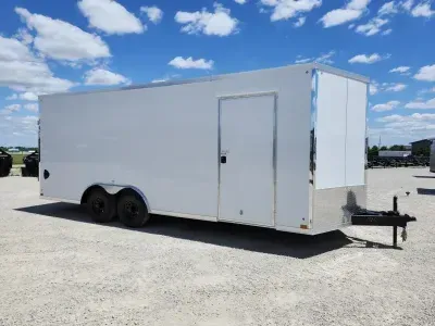 2026 Cross Trailers 8.5 x 20 TA Enclosed Cargo / 84' Height / 9.9K / Translucent