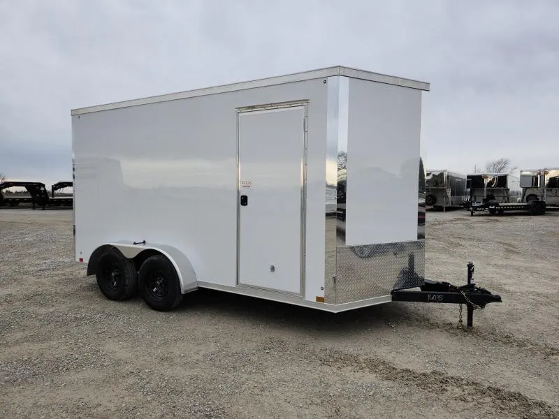 2026 Cross Trailers 7 x 14 TA Enclosed Cargo / 84' Height / .080 / Translucent