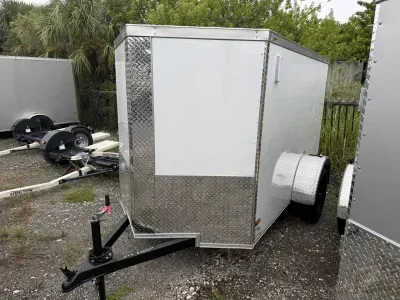 2027 All World Trailers 5x8 Cargo / Enclosed Trailer