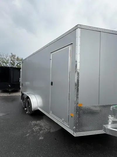 2026 ALCOM 7x16 TA Aluminum Cargo / Enclosed Trailer