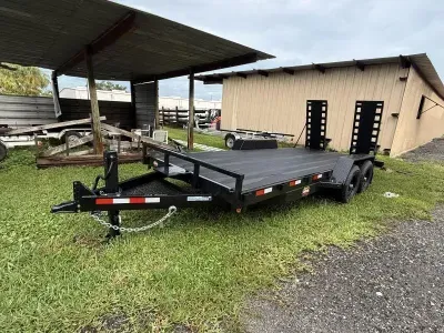 2027 Covered Wagon Trailers 7x18 Cobra lined Equipment Deckover Trailer