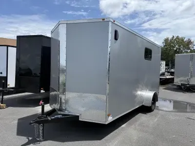 2026 All World Trailers 7x14 w/ windows Cargo / Enclosed Trailer