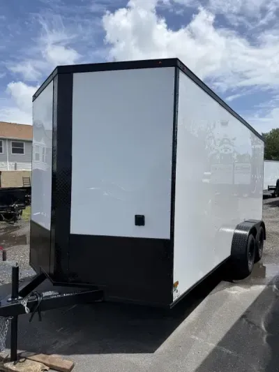 2027 All World Trailers 7x16 w/ AC Cargo / Enclosed Trailer
