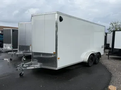 2026 ALCOM 7x16 TA Aluminum Cargo / Enclosed Trailer