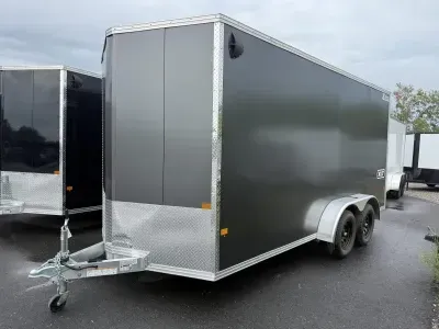 2026 ALCOM 7x16 TA Aluminum Cargo / Enclosed Trailer