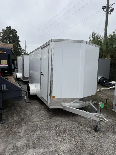 2027 Alcom-Stealth 6x12 Aluminum Cargo / Enclosed Trailer