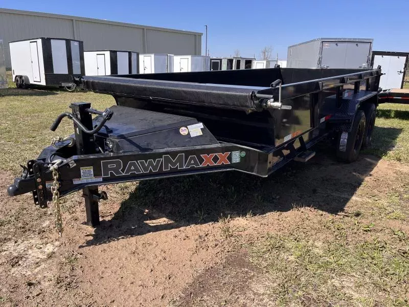 2025 RawMaxx LPX 7x16 16k Dump Trailer