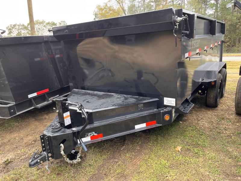 2024 Iron Bull DXB 7x14 14k 4' Sides Dump Trailer Trailer World of