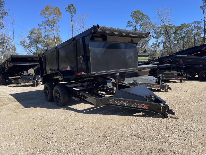 2025 RawMaxx LPX - 12' x 83" 14k 4' Sides Dump Trailer