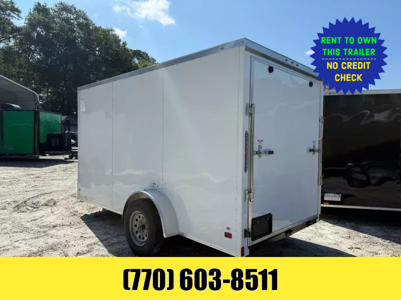 6X12 Enclosed Trailer 6'3" Interior Height W/ Side Door & Ramp 2026 Nationcraft  1751296814