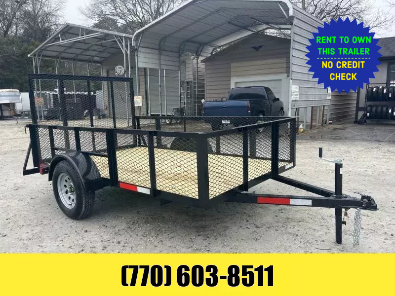 6X10 Utility Trailer W/ 2 Foot Mesh Sides 2025 Lonewolf