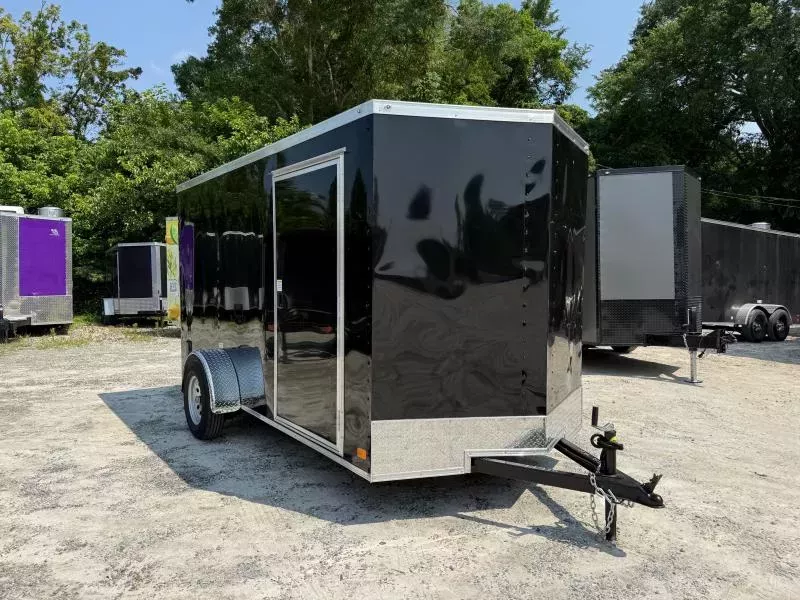 6X12 Enclosed Trailer 6'3" Interior Height W/ Side Door & Ramp 2026 Nationcraft 