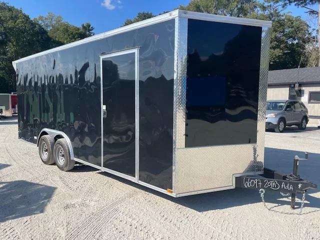 8.5x20 Enclosed Trailer 7 Foot Interior Height W/ 2-5200# Axles Side Door & Ramp 2026 Quality Cargo