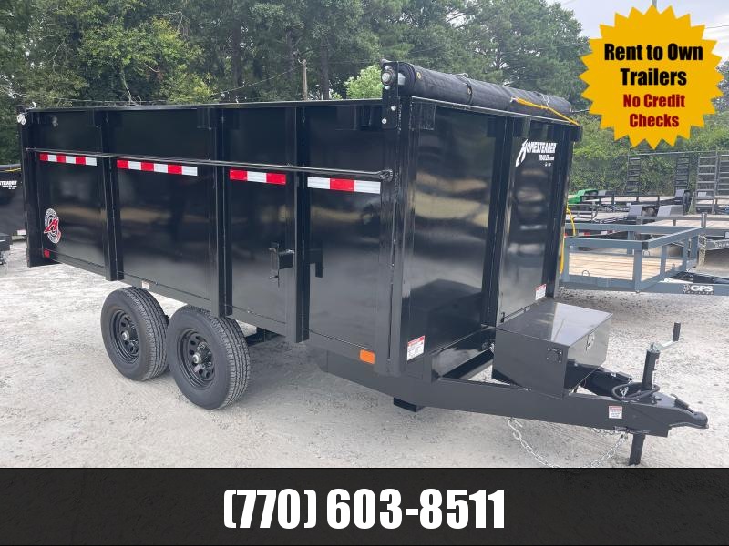 6X12 Dump Trailer 44" Sides 2-5200 LB Axles W/ Tarp 2023 Homesteader 6X12 Dump Trailer 44" Sides 2-5200 LB Axles W/ Tarp 2023 Homesteader