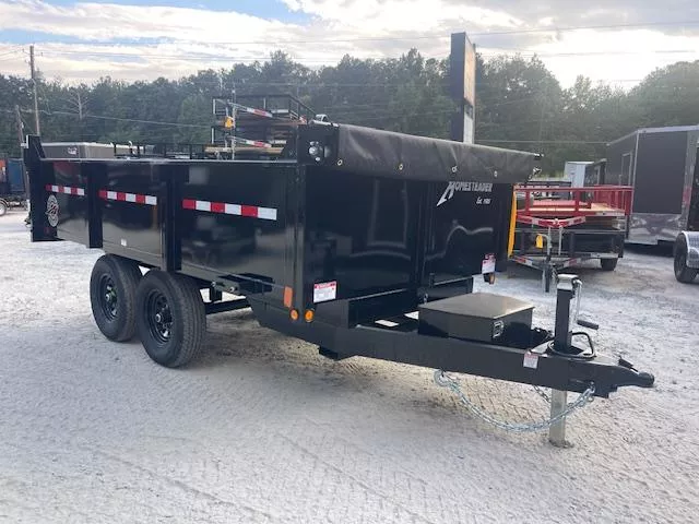 6X12 Dump Trailer W/ 2-5200 LB Axles & Tarp 2026 Homesteader