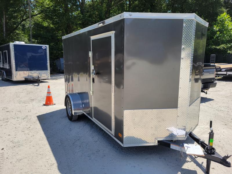 6X12 Enclosed Trailer 6'3" Interior Height W/ Side Door & Ramp 2023