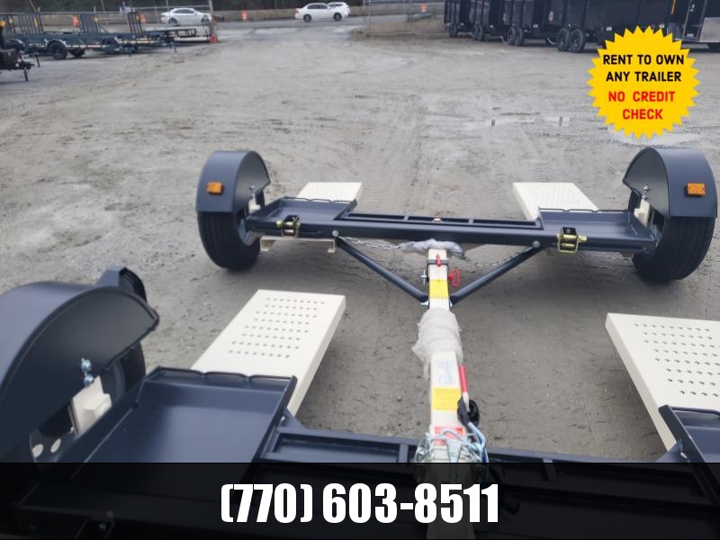 7x20 Car Hauler W/ Steel Floor 2 Foot Dovetail Removable Fenders Spare