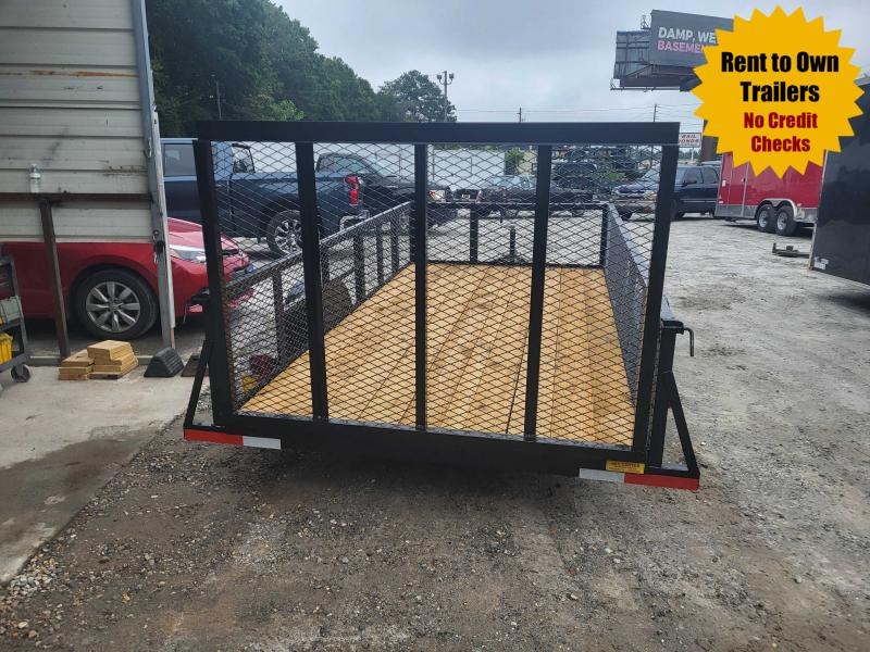 6x12 Used Utility W/ 4' Removable Gate & 24" Mesh Sides 2022 Lonewolf 6x12 Used Utility W/ 4' Removable Gate & 24" Mesh Sides 2022 Lonewolf