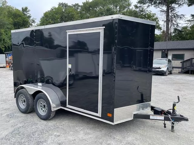 6X12 Enclosed Trailer 6'3" Interior Height W/ Side Door & Ramp 2026 Nationcraft 