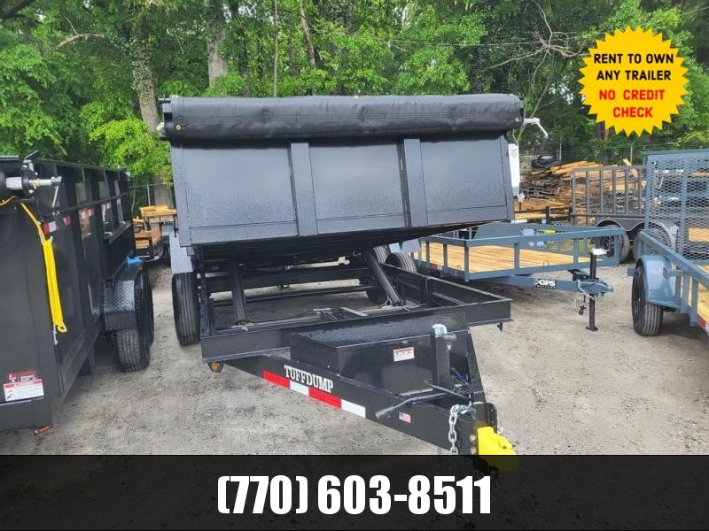 7x14 Dump Trailer 2-7000 LB Axles W/Tarp & Ramps 2022 TuffDump 7x14 Dump Trailer 2-7000 LB Axles W/Tarp & Ramps 2022 TuffDump