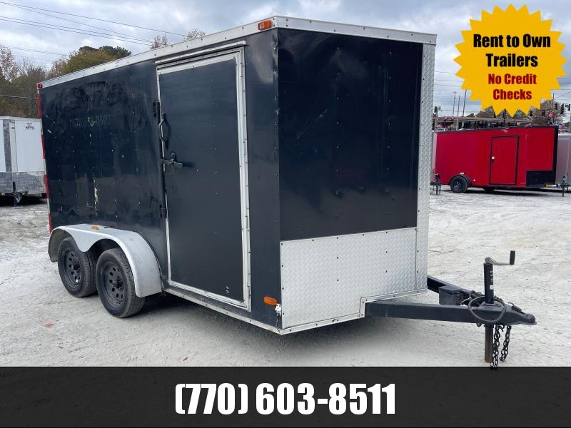 7x12 USED Enclosed 6'3" Interior Height W/Side Door & Ramp 2012 Covered Wagon 7x12 USED Enclosed 6'3" Interior Height W/Side Door & Ramp 2012 Covered Wagon