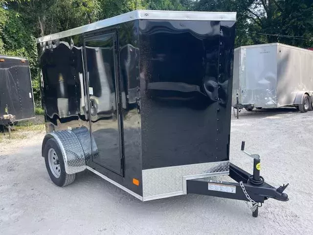 5x8 Enclosed Trailer 5' Interior Height W/ Side Door & Ramp 2026 Nationcraft