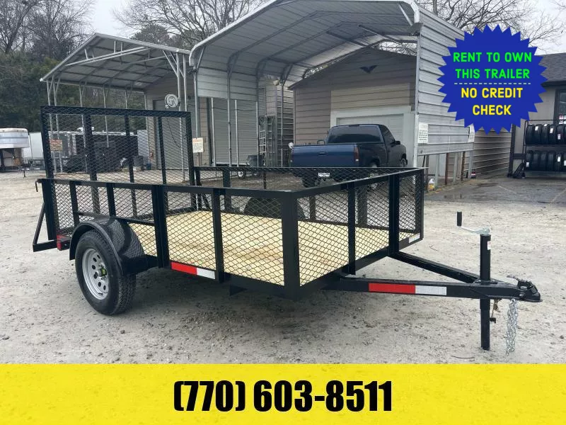 6X10 Utility Trailer W/ 2 Foot Mesh Sides 2025 Lonewolf