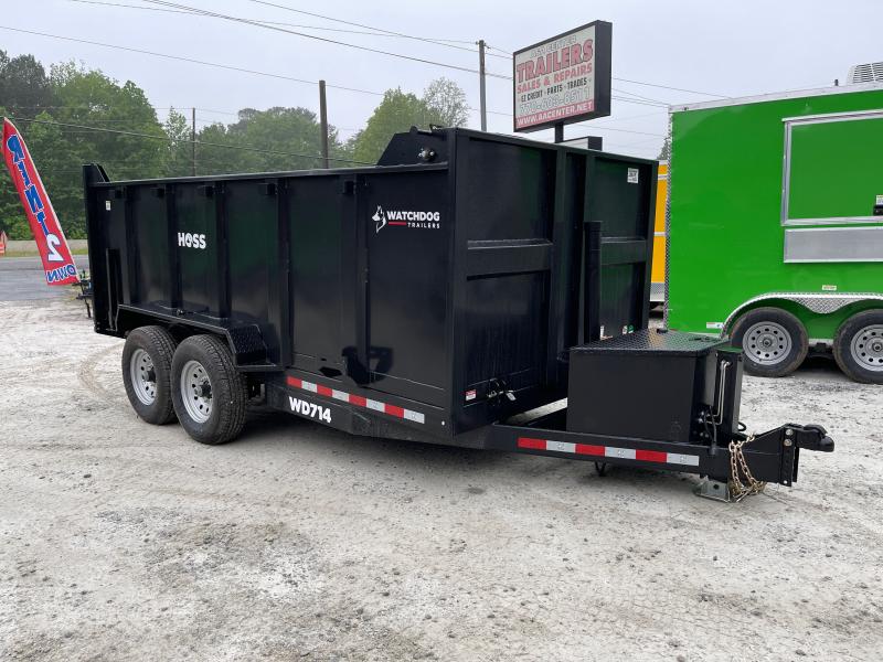 7x14 Dump Trailer 27000 LB Axles W/Tarp and Ramps 2023 Homesteader