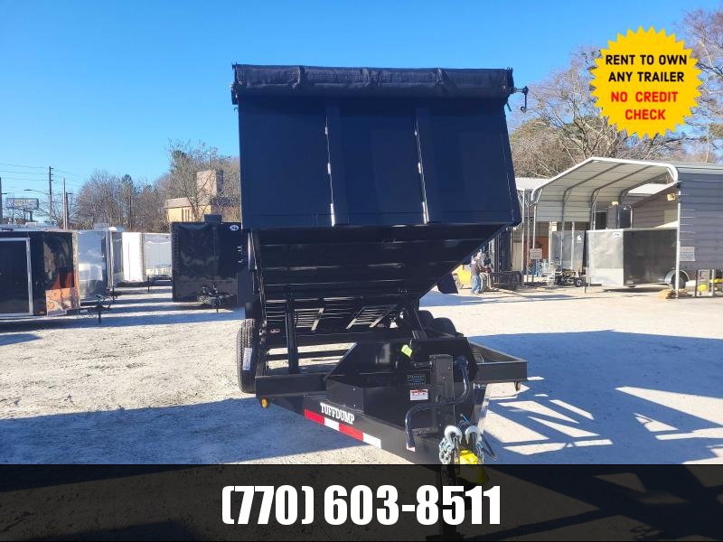 7X16 Dump Trailer 2-7000 LB Axles W/ 4' Sides Tarp & Ramps 2023 TuffDump 7X16 Dump Trailer 2-7000 LB Axles W/ 4' Sides Tarp & Ramps 2023 TuffDump