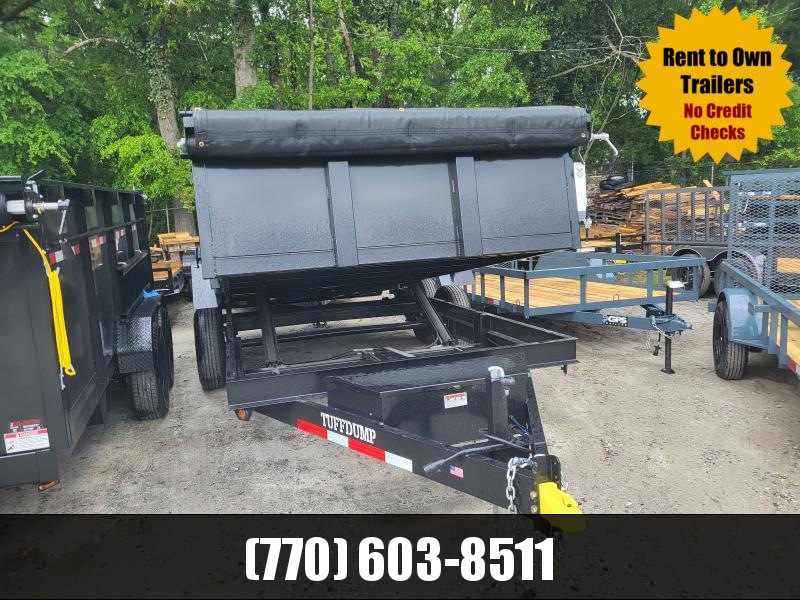 7x14 Dump Trailer 2-7000 LB Axles W/Tarp & Ramps 2022 TuffDump 7x14 Dump Trailer 2-7000 LB Axles W/Tarp & Ramps 2022 TuffDump