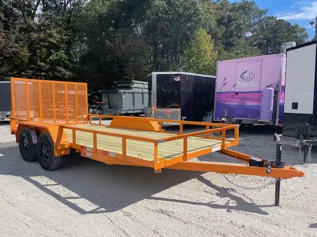 7X16 Utility Trailer W/ 2 Brake Axles 2026