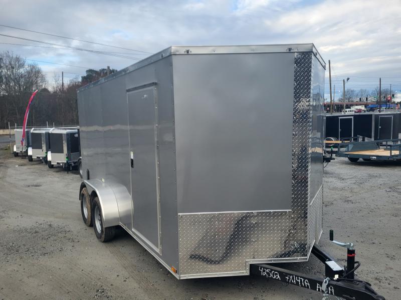 7X14 Enclosed Trailer 6'6" W/ Side Door & Ramp 2023 Quality Cargo