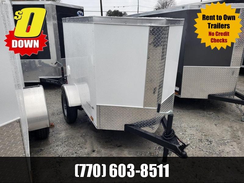 4x6 Enclosed 4' Interior Height W/ Swing Door 2022 Anvil Trailer 4x6 Enclosed 4' Interior Height W/ Swing Door 2022 Anvil Trailer