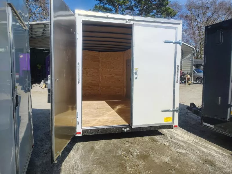 7X14 Enclosed Trailer 7' Interior Height W/ Side Door & Double Rear Doors 2026 Quality Cargo