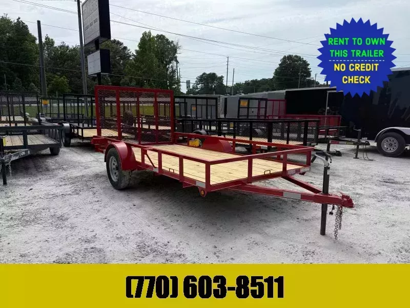 6x12 Utility Trailer 2025 Lonewolf