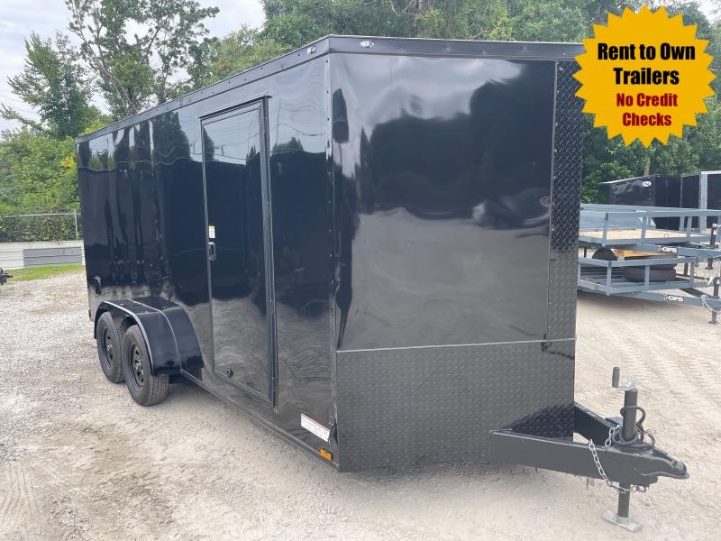 7x16 Enclosed 6'3" Interior Height W/ Blackout PKG Side Door & Ramp 2022 Anvil Trailer 7x16 Enclosed 6'3" Interior Height W/ Blackout PKG Side Door & Ramp 2022 Anvil Trailer