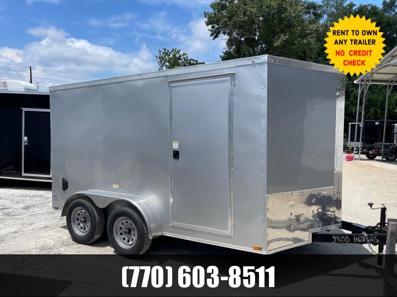 7X12 Enclosed 6'3" Interior Height W/ Side Door & Ramp 2023 Quality Cargo 7X12 Enclosed 6'3" Interior Height W/ Side Door & Ramp 2023 Quality Cargo