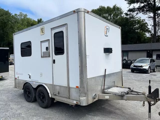 USED 8X12 Aluminum Fiber Optic Trailer 2018 INTECH