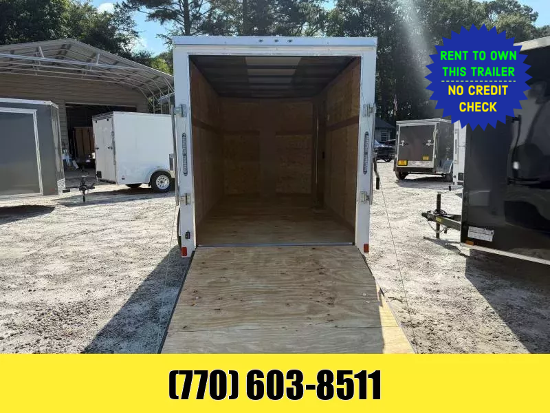 6X12 Enclosed Trailer 6'3" Interior Height W/ Side Door & Ramp 2026 Nationcraft  1751296823