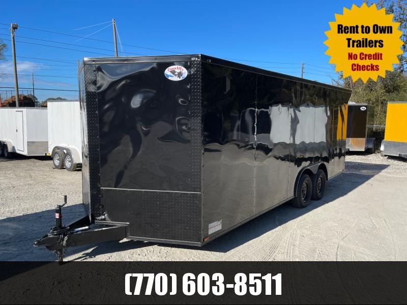 8.5X20 Enclosed 6'6" Interior Height W/ Blackout Pkg Rear Wing Side Door & Ramp 2022 Quality Cargo 8.5X20 Enclosed 6'6" Interior Height W/ Blackout Pkg Rear Wing Side Door & Ramp 2022 Quality Cargo