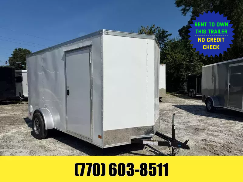 6X12 Enclosed Trailer 6'3" Interior Height W/ Side Door & Ramp 2026 Nationcraft  1751296805