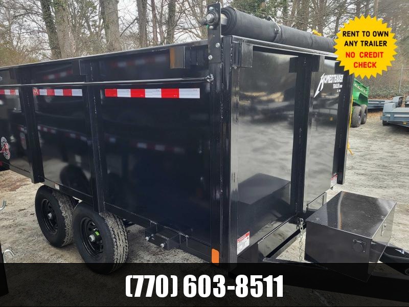 6X12 Dump Trailer W/ 2-5200 LB Axles 4' Sides & Tarp 2023 Homesteader 6X12 Dump Trailer W/ 2-5200 LB Axles 4' Sides & Tarp 2023 Homesteader