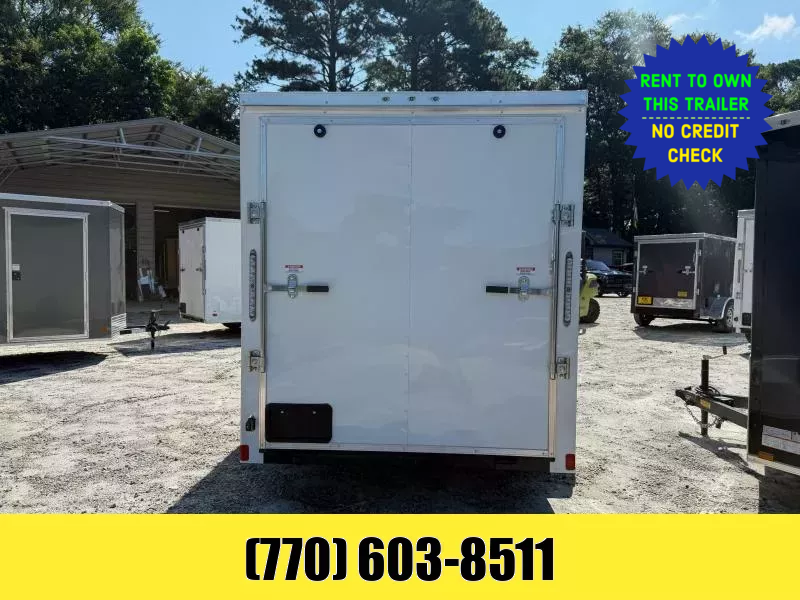 6X12 Enclosed Trailer 6'3" Interior Height W/ Side Door & Ramp 2026 Nationcraft  1751296828