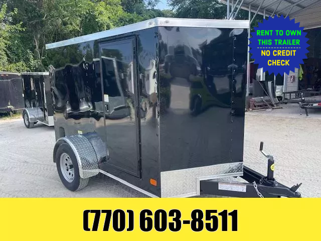 5x8 Enclosed Trailer 5' Interior Height W/ Side Door & Ramp 2026 Nationcraft