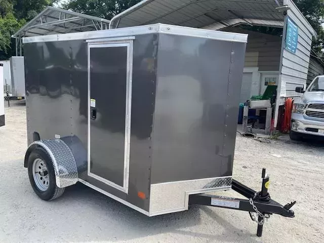 5x8 Enclosed Trailer 5' Interior Height W/ Side Door & Ramp 2026 Nationcraft