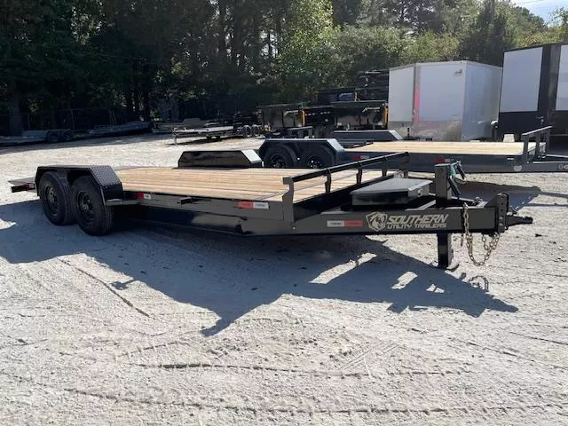 7X20 Heavy Equipment Trailer HYDRAULIC Tilt W/2-5200LB Axles 2025 Southern Utility