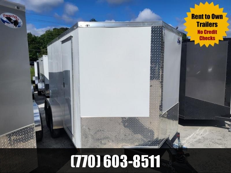7x12 Enclosed 6'3" Interior Height W/ Side Door & Ramp 2022 Quality Cargo 7x12 Enclosed 6'3" Interior Height W/ Side Door & Ramp 2022 Quality Cargo