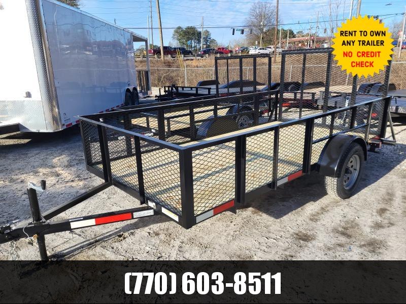 6X12 Utility W/ 24" Sides & 4' Removable Gate 2023 Lonewolf 6X12 Utility W/ 24" Sides & 4' Removable Gate 2023 Lonewolf