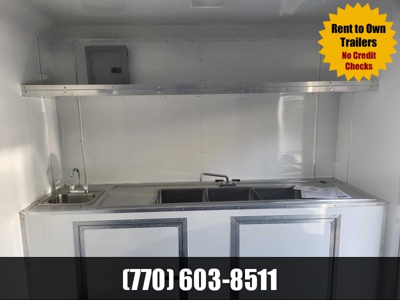 8.5X28 Porch Concession 7'6" Interior W/ Electrical & Sink Package 2022 Quality Cargo 8.5X28 Porch Concession 7'6" Interior W/ Electrical & Sink Package 2022 Quality Cargo