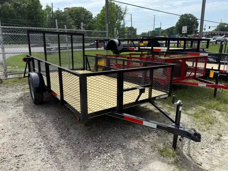6x12 Utility Trailer W/ 2 Foot Mesh Sides 2025 Lonewolf